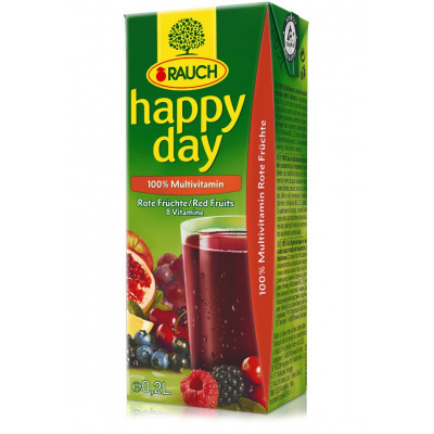 Happy day multivitamín red 100% 0,2l